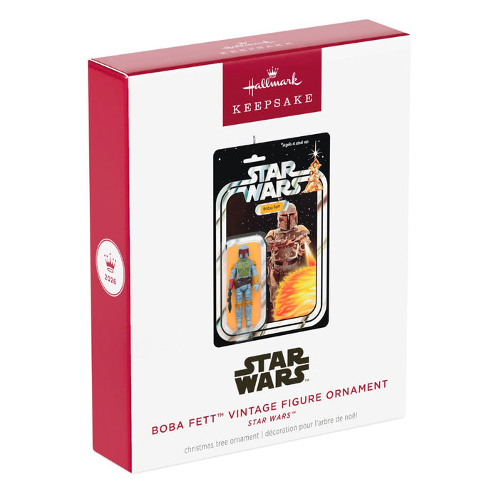Hallmark : 2026 Keepsake Star Wars™ Boba Fett™ Vintage Figure Ornament (52)