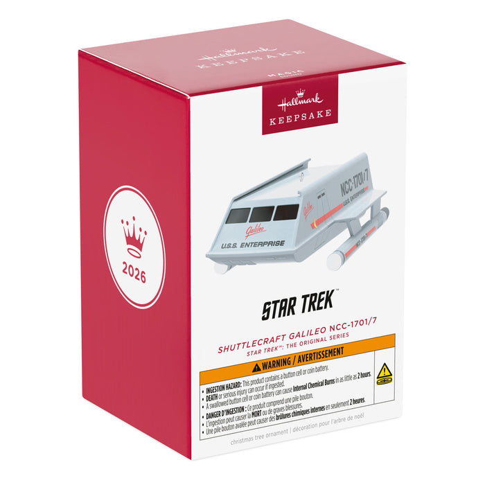 Hallmark : 2026 Keepsake Shuttlecraft Galileo NCC-1701/7 Star Trek™: The Original Series (269)