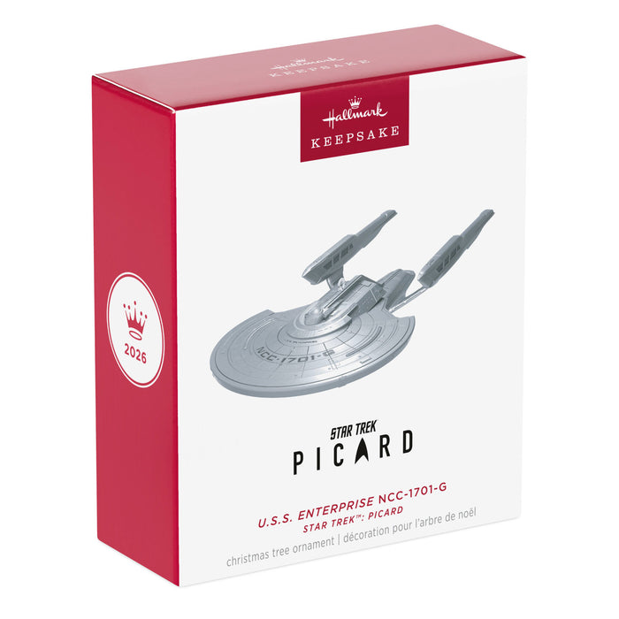 Hallmark : 2026 Keepsake U.S.S. Enterprise NCC-1701-G Star Trek™: Picard (328)