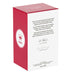 Red and white box with text and a logo on a white background