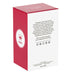 Red and white box with text and a logo on a white background