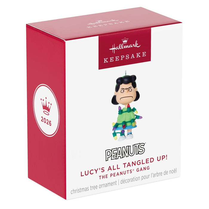 Hallmark : 2026 Keepsake The Peanuts® Gang Lucy's All Tangled Up! Ornament (193)