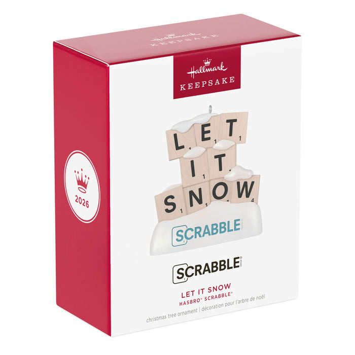 Hallmark : 2026 Keepsake Let It Snow Hasbro® Scrabble® (179)