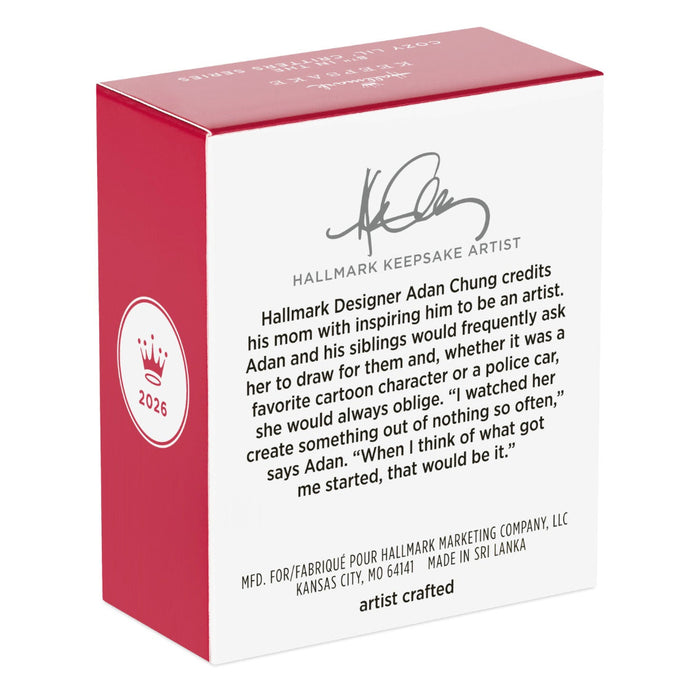 Hallmark Keepsake Artist box with text and logo on a white background