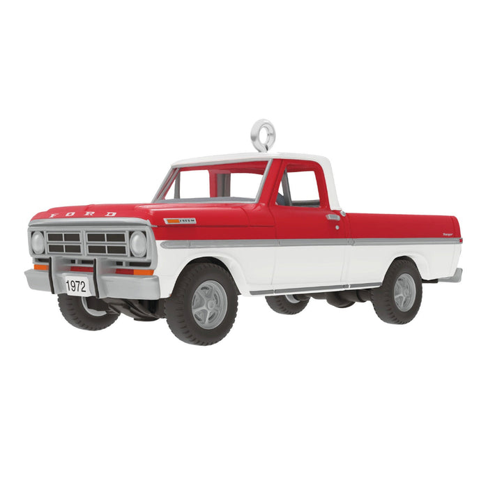 Hallmark : 2026 Keepsake Mini Lil' American Trucks 1972 Ford F-100 2026 Metal Ornament, 0.75" (342)