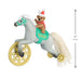 2026 Hallmark Keepsake ornament front view showing embossed gold year on teal saddle blanket