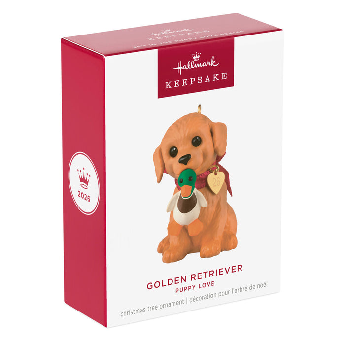 Hallmark : 2026 Keepsake Golden Retriever 36th in the Puppy Love series (131)