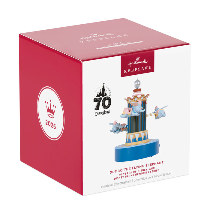 Hallmark : 2026 Keepsake Dumbo the Flying Elephant 70 Years of Disneyland 1st in the Disney Parks Memories series (102)