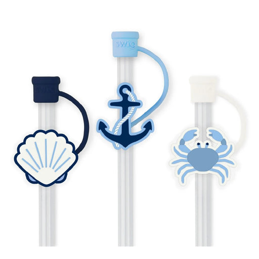 Nautical-themed pencils featuring designs of a crab and a shell, perfect for marine enthusiasts and creative projects.