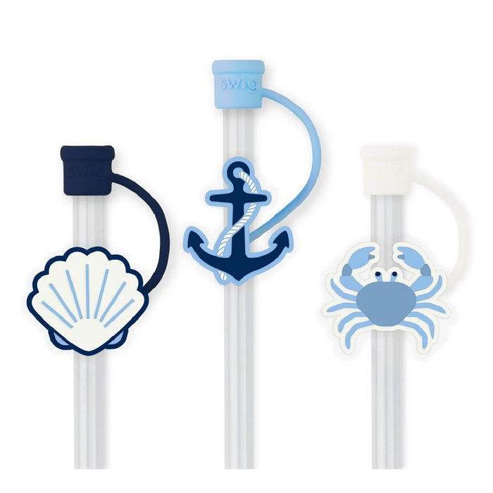 Nautical-themed pencils featuring designs of a crab and a shell, perfect for marine enthusiasts and creative projects.