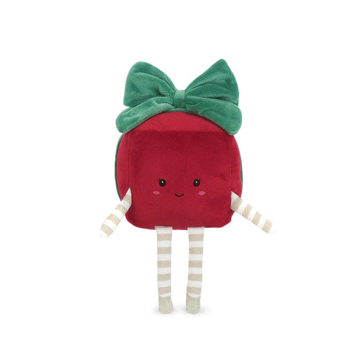 pretty red present plush toy for every snuggle.