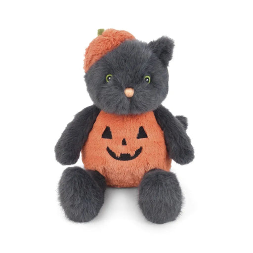 Adorable Pumpkin Kitty plush featuring a festive cat design with pumpkin-inspired Halloween details