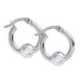 These stunning hoops feature a signature ball detail that adds dimension and visual interest.