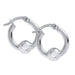 These stunning hoops feature a signature ball detail that adds dimension and visual interest.