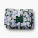 A set of two cotton canvas pouches featuring illustrated Hydrangea florals.