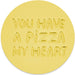 Pizza My Heart Metal Pocket Token