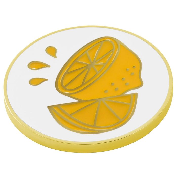 Hallmark Squeeze the Day Lemons Metal Pocket Token with inspirational message and cheerful lemon design