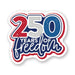 This Simply Said Inc 250 Years Freedom Stickers set celebrates American history with a festive patriotic design.