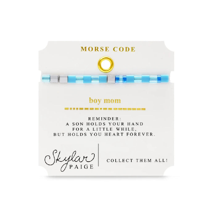 Stia : Boy Mom Morse Code Bracelet