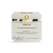 A chic bracelet made of striped fabric combined with gold-tone metal, offering a trendy accessory for various occasions.