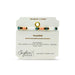 Elegant bracelet with a mix of colors, crafted from gold and white enamel for a stylish look.
