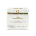 A colorful bracelet crafted from gold and turquoise, highlighting a unique and eye-catching accessory.