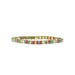 A multi-colored bracelet featuring gold and turquoise elements, showcasing a vibrant and elegant design.