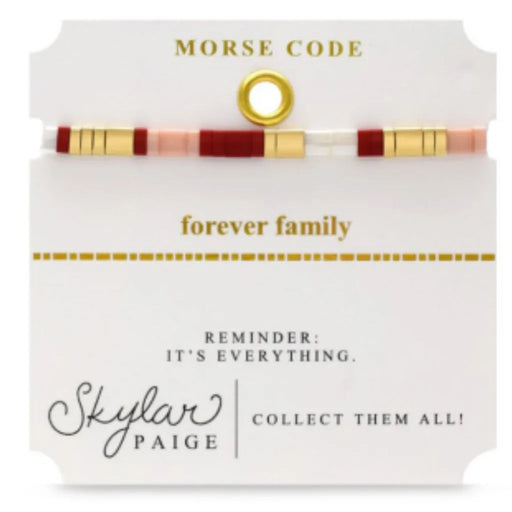 Honor the special bonds of family with the Stia Couture Forever Family Bracelet, featuring meaningful gemstones, a comfortable stretch-fit design, and elegant gift-ready packaging for any occasion.