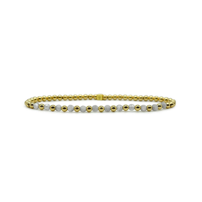 A close-up of the Natural Beauty Monsoon bracelet, highlighting its elegant craftsmanship and natural elements.
