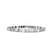 A bracelet featuring alternating white and black stones, elegantly arranged for a striking contrast.
