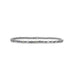 A stylish bracelet adorned with a pattern of white and black stones, showcasing a modern design.