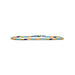 A bracelet adorned with an array of colorful beads in various shapes and sizes.