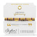 Stia Couture Sentimental Stones Amethyst Beaded Bracelet featuring genuine natural amethyst gemstones, a stretch-fit design, and elegant gift-ready packaging.