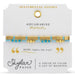Stia Couture Sentimental Stones March birthstone bracelet featuring aquamarine-inspired gemstone beads, a stretch-fit design, and elegant gift-ready packaging.