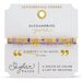 Celebrate a June birthday with the Stia Couture Sentimental Stones bracelet featuring pearl-inspired birthstone accents, a comfortable stretch fit, and elegant gift-ready packaging.