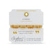 Stia Couture November Citrine Sentimental Stones Bracelet featuring genuine golden citrine birthstone beads with hidden Morse code-inspired design, meaningful November birthday jewelry gift in elegant gift-ready packaging