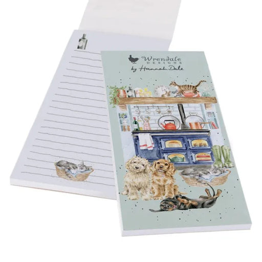 Wrendale Designs Country Kitchen Dog Shopping Pad with charming dog artwork
