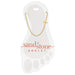 Elegant gold cross anklet designed for a subtle, stylish everyday look