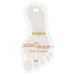 Gold-finished toe rings crafted from sandstone, offering a chic and earthy touch to casual summer outfits.