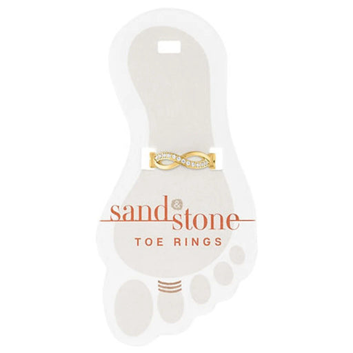 Stylish gold toe rings adorned with sandstone patterns, highlighting a distinctive and artistic design for fashionable wear.