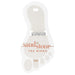A collection of sandstone toe rings nestled in pristine white packaging, highlighting their earthy tones and craftsmanship