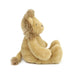 Plush lion toy on a white background