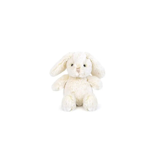 Soft 10‑inch plush bunny with floppy ears and gentle embroidered details on a white background
