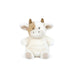 Soft 10‑inch plush bunny with floppy ears and gentle embroidered details on a white background