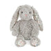 Mon Ami Faith Bunny Plush in small gray featuring ultra-soft plush fabric, floppy ears, embroidered facial details, and a cuddly design for babies, children, and gift giving.