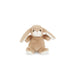 Bun Bun Bunny stuffed animal sitting upright for nursery décor on a white background 