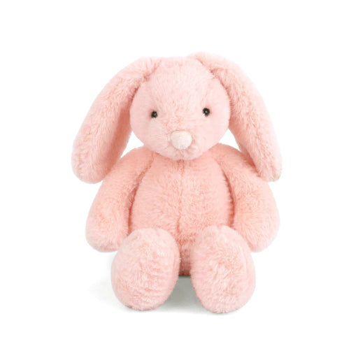 Mon Ami Apricot Bunny plush toy with soft apricot fur and embroidered details one a white background