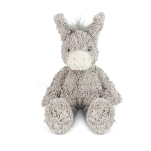 With his soft grey textured faux fur, sweet white snout, and those adorably oversized ears