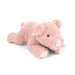 Laying Pig a snuggly little piglet with a whole lot of charm! With soft rose-pink faux fur, floppy ears