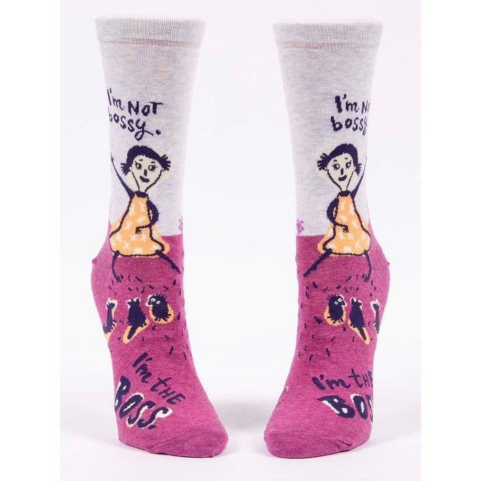 Blue Q : Women's Crew Socks - I'm Not Bossy. I'm The Boss at Annie's Hallmark